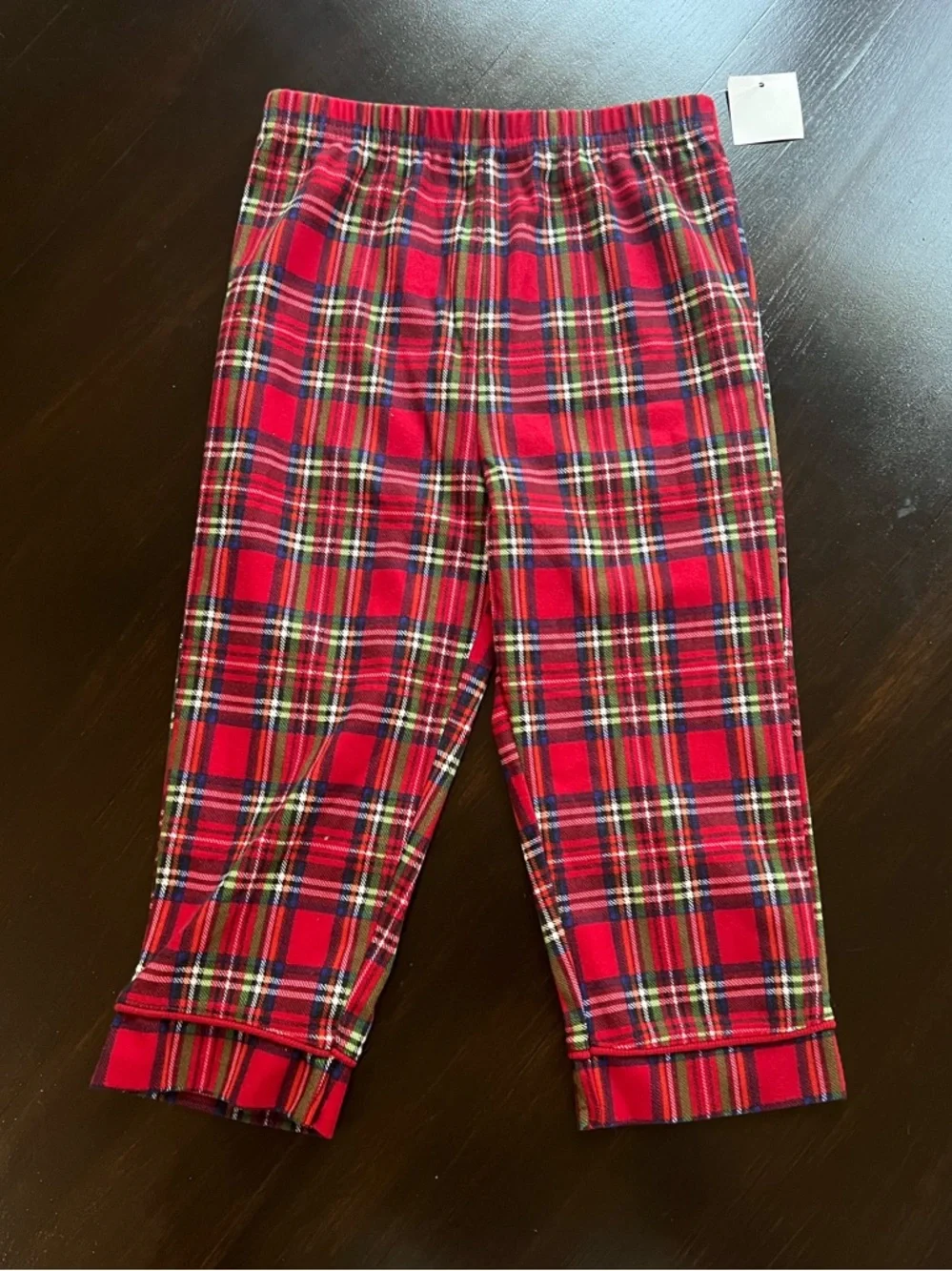 New - Little Me Kids Red Plaid Pajama Set - Cozy Holiday Sleepwear